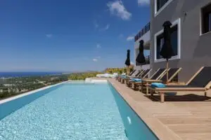 villa tina pool view